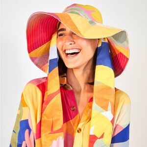 FARM RIO Tropical Sunset Hat
